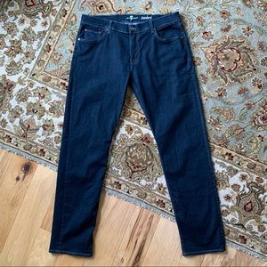 7 Fam Jeans mens standard fit dark wash denim 7 for all mankind